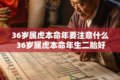 36岁属虎本命年要注意什么 36岁属虎本命年生二胎好不好
