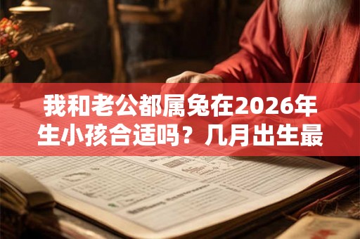 我和老公都属兔在2026年生小孩合适吗？几月出生最不好？