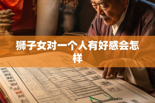 狮子女对一个人有好感会怎样