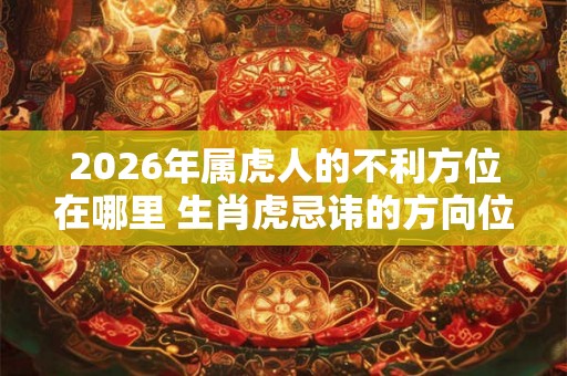 2026年属虎人的不利方位在哪里 生肖虎忌讳的方向位置