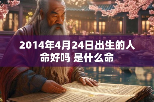 2014年4月24日出生的人命好吗 是什么命 2014年4月24日出生的人命好吗 是什么命