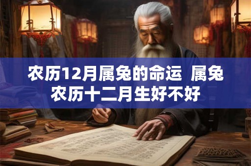 农历12月属兔的命运 属兔农历十二月生好不好 农历12月属兔的命运 属兔农历十二月生好不好
