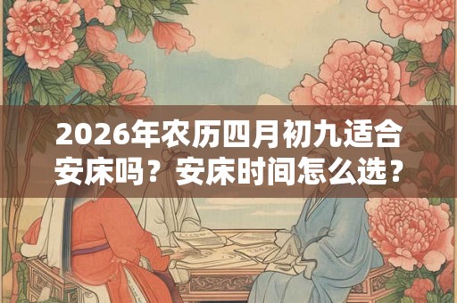 2026年农历四月初九适合安床吗？安床时间怎么选？