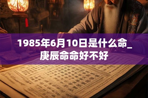 1985年6月10日是什么命_庚辰命命好不好 1985年6月10日是什么命_庚辰命命好不好