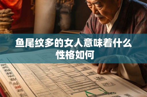 鱼尾纹多的女人意味着什么 性格如何