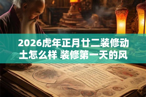 2026虎年正月廿二装修动土怎么样 装修第一天的风水