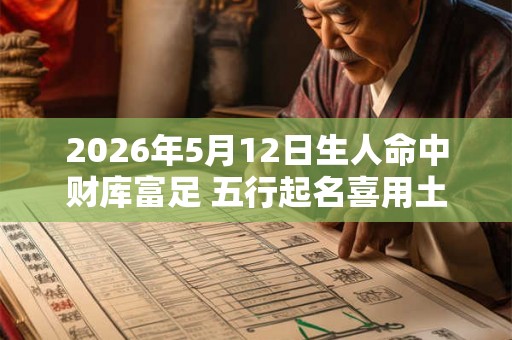 2026年5月12日生人命中财库富足 五行起名喜用土