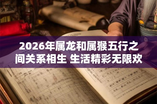 2026年属龙和属猴五行之间关系相生 生活精彩无限欢乐