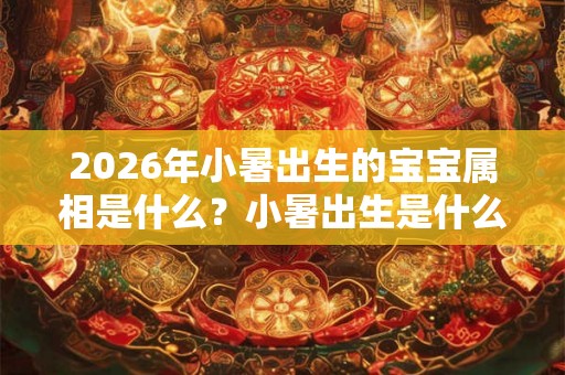 2026年小暑出生的宝宝属相是什么？小暑出生是什么命？