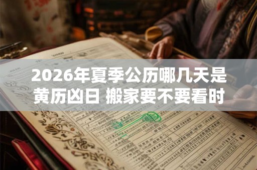 2026年夏季公历哪几天是黄历凶日 搬家要不要看时辰吉凶 2026年夏季公历哪几天是黄历凶日 搬家要不要看时辰吉凶