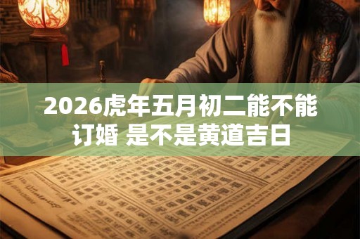 2026虎年五月初二能不能订婚 是不是黄道吉日
