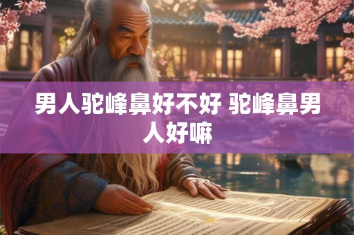 男人驼峰鼻好不好 驼峰鼻男人好嘛