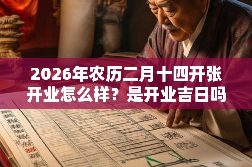 2026年农历二月十四开张开业怎么样?是开业吉日吗? 2026年农历二月十四开张开业怎么样?是开业吉日吗?