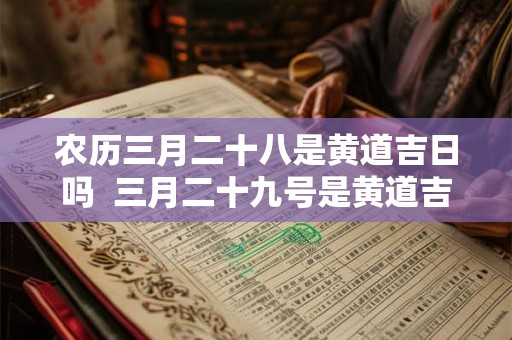 农历三月二十八是黄道吉日吗  三月二十九号是黄道吉日吗