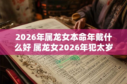 2026年属龙女本命年戴什么好 属龙女2026年犯太岁怎么化解