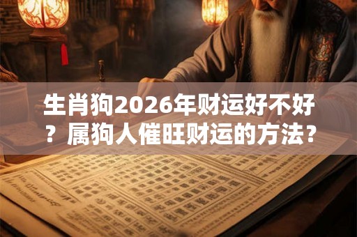 生肖狗2026年财运好不好?属狗人催旺财运的方法? 生肖狗2026年财运好不好?属狗人催旺财运的方法?