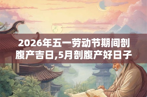 2026年五一劳动节期间剖腹产吉日,5月剖腹产好日子