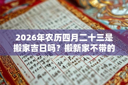 2026年农历四月二十三是搬家吉日吗?搬新家不带的三样东西 2026年农历四月二十三是搬家吉日吗?搬新家不带的三样东西