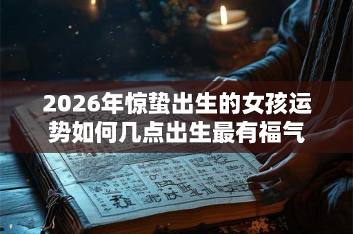 2026年惊蛰出生的女孩运势如何几点出生最有福气