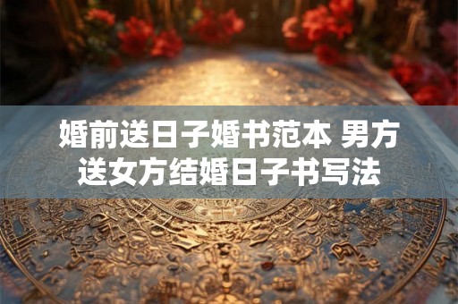 婚前送日子婚书范本 男方送女方结婚日子书写法