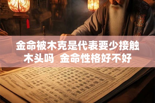金命被木克是代表要少接触木头吗  金命性格好不好