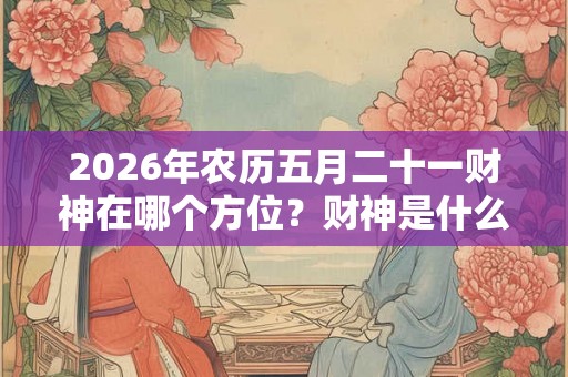 2026年农历五月二十一财神在哪个方位？财神是什么？