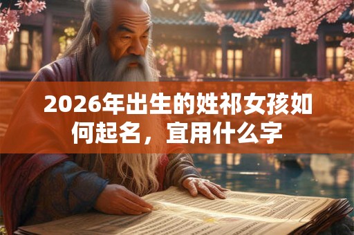 2026年出生的姓祁女孩如何起名，宜用什么字