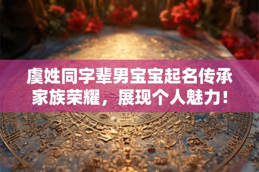 虞姓同字辈男宝宝起名传承家族荣耀，展现个人魅力！