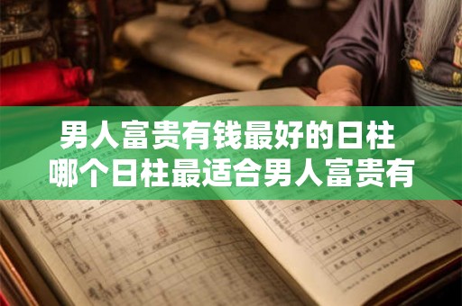 男人富贵有钱最好的日柱 哪个日柱最适合男人富贵有钱