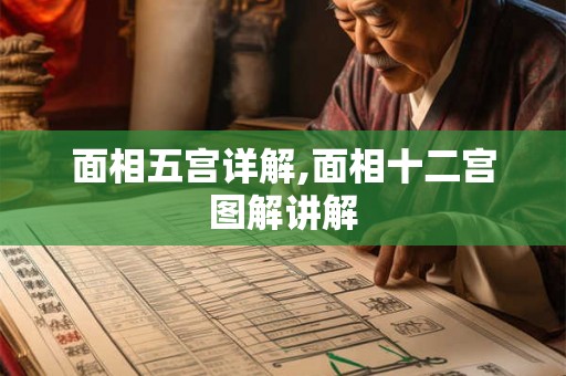 面相五宫详解,面相十二宫图解讲解