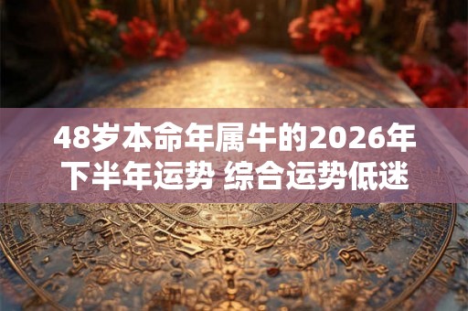 48岁本命年属牛的2026年下半年运势 综合运势低迷 48岁本命年属牛的2026年下半年运势 综合运势低迷