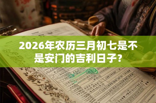 2026年农历三月初七是不是安门的吉利日子？