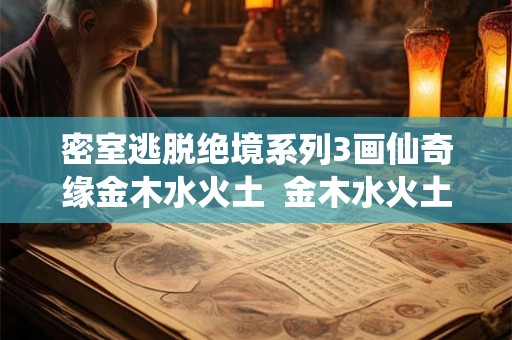 密室逃脱绝境系列3画仙奇缘金木水火土  金木水火土4个数字密室