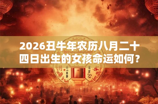 2026丑牛年农历八月二十四日出生的女孩命运如何？