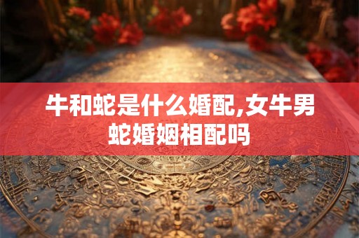 牛和蛇是什么婚配,女牛男蛇婚姻相配吗