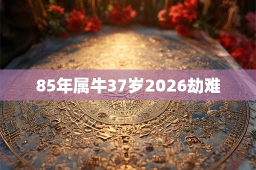 85年属牛37岁2026劫难 85年属牛37岁2026劫难