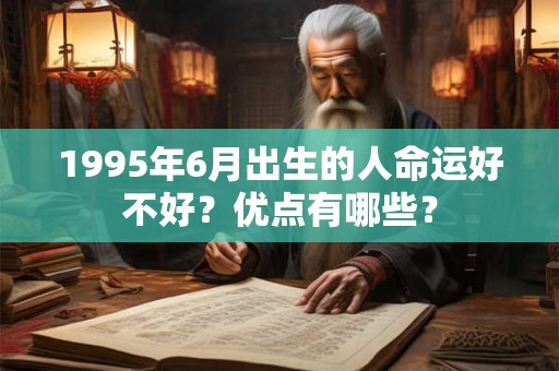 1995年6月出生的人命运好不好？优点有哪些？