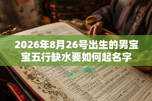 2026年8月26号出生的男宝宝五行缺水要如何起名字