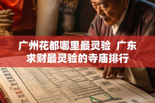 广州花都哪里最灵验 广东求财最灵验的寺庙排行 广州花都哪里最灵验 广东求财最灵验的寺庙排行