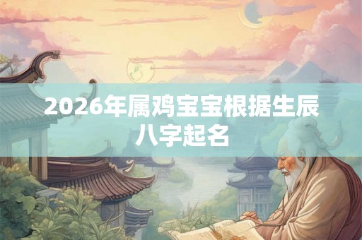 2026年属鸡宝宝根据生辰八字起名