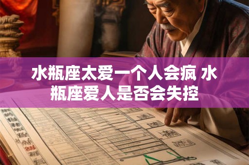 水瓶座太爱一个人会疯 水瓶座爱人是否会失控 水瓶座太爱一个人会疯 水瓶座爱人是否会失控