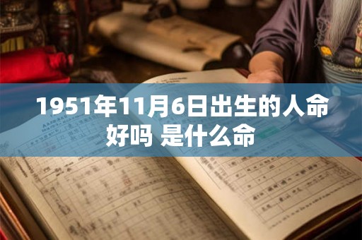 1951年11月6日出生的人命好吗 是什么命