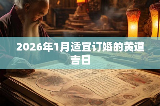 2026年1月适宜订婚的黄道吉日 2026年1月适宜订婚的黄道吉日
