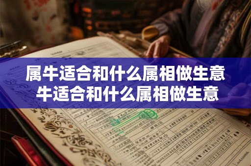 属牛适合和什么属相做生意 牛适合和什么属相做生意