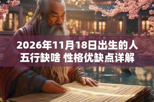 2026年11月18日出生的人五行缺啥 性格优缺点详解