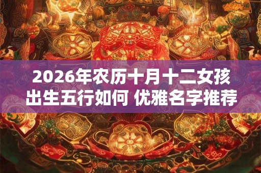 2026年农历十月十二女孩出生五行如何 优雅名字推荐！
