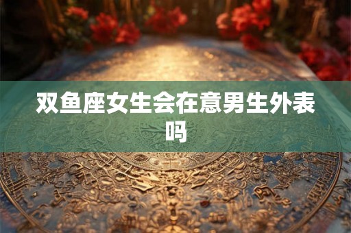双鱼座女生会在意男生外表吗