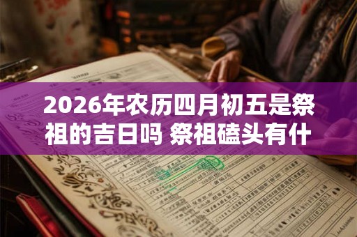 2026年农历四月初五是祭祖的吉日吗 祭祖磕头有什么讲究