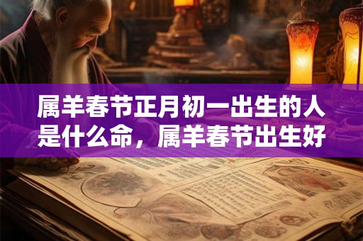 属羊春节正月初一出生的人是什么命，属羊春节出生好不好？
