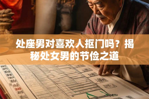 处座男对喜欢人抠门吗？揭秘处女男的节俭之道